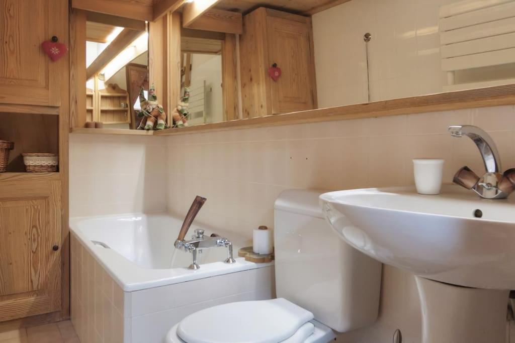 Appartamento Duplex Chaleureux Au Coeur De Megeve 2 P Esterno foto