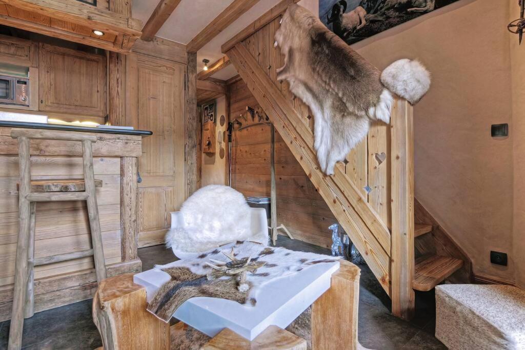 Appartamento Duplex Chaleureux Au Coeur De Megeve 2 P Esterno foto