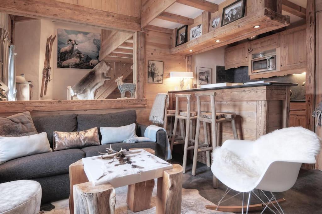 Appartamento Duplex Chaleureux Au Coeur De Megeve 2 P Esterno foto